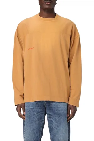 J.W.Anderson Sweathshirts & Hoodies, Herre, Brun, S, Bomuld, Luksus Crewneck T-shirt
