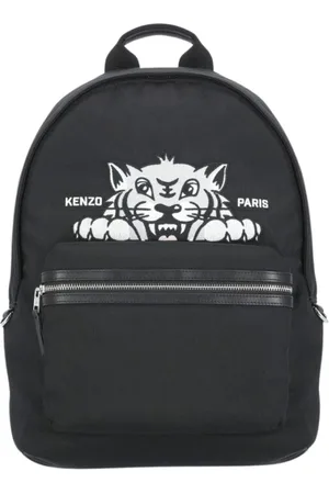 Kenzo Taske, Herre, Sort, ONE SIZE, Uld, Stilfuld Casual Rygsæk Sort