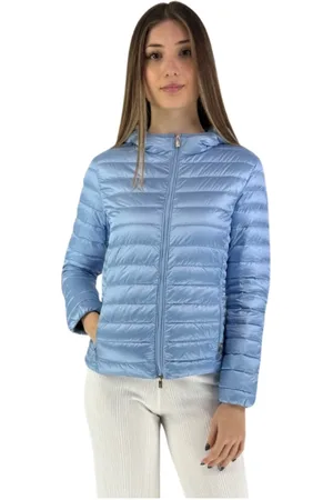Ciesse Jakke, Dame, Blå, XS, Uld, Turkis Kvinders Pufferjakke Carrie Stil