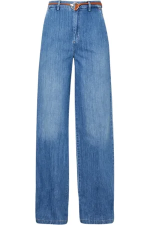 Liu Jo Jeans, Dame, Blå, W24, Denim, Flare Bælte Denim Blå Jeans