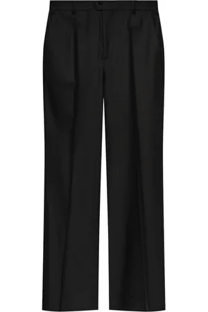 Victoria Beckham Bukser, Dame, Sort, 2XS, Uld, Sorte Flarede Uldblandingsbukser