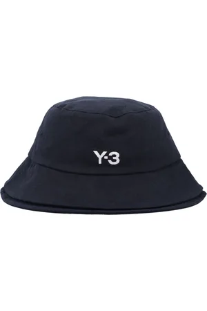 Y-3 Tilbehør, unisex, Sort, L, Bomuld, Double Bucket Hat