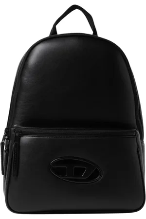 Diesel Taske, Herre, Sort, ONE SIZE, Uld, Mini Rygsæk med Præget Logo