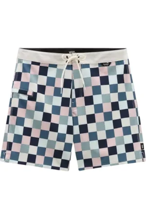 Vans Badetøj, Herre, Flerfarvet, W34, Ternede Mænds Badeshorts