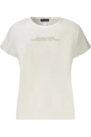 North Sails Top, Dame, , L, Bomuld, Hvid Bomuld Embossed Logo T-Shirt
