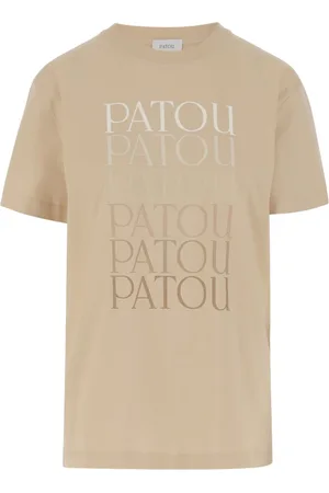 Patou Top, Dame, , S, Bomuld, Logo Print Bomuld Crew Neck T-shirt