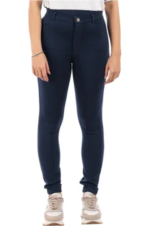 Liu Jo Bukser, Dame, Blå, M, Klassiske Blå Skinny Fit Bukser
