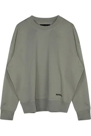 RefrigiWear Sweathshirts & Hoodies, Herre, Grøn, XL, Bomuld, Grøn Langærmet Bomuldsfleece