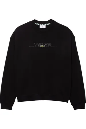 Lacoste Sweathshirts & Hoodies, Herre, Sort, 2XL, Bomuld, Sort Hættetrøje