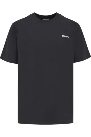 BARROW Top, Herre, Sort, XL, Bomuld, Bomuld Crewneck T-shirt
