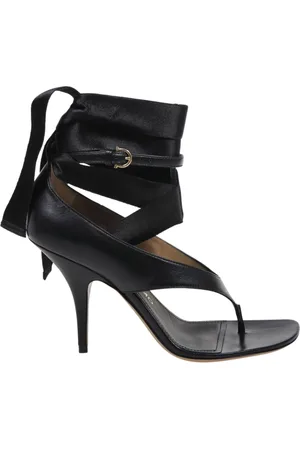 Salvatore Ferragamo Sko, Dame, Sort, 37 1/2 EU, Sort og Beige Leliu Sandal