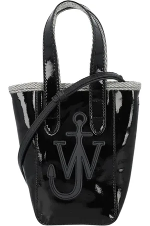 J.W.Anderson Taske, Herre, Sort, ONE SIZE, Læder, Anker Logo Tote Pung