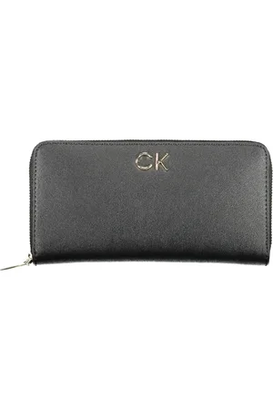 Calvin Klein Tilbehør, Dame, Sort, ONE SIZE, Uld, Damepung Sort Lynlås Mønt Kort