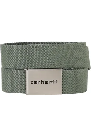 Carhartt Tilbehør, Herre, Grøn, ONE SIZE, Bomuld, Sort Webbing Bælte Casual Tilbehør