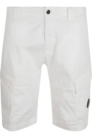 C.P. Company Shorts, Herre, Hvid, XL, Bomuld, Hvide Cargo Shorts Regular Fit