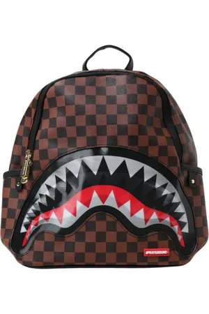 Sprayground Taske, Herre, Brun, ONE SIZE, Uld, Ternet Haj Rygsæk