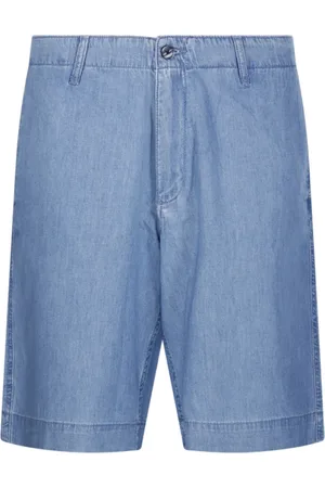Emporio Armani Shorts, Herre, Blå, M, Denim, Lyseblå Denim Shorts