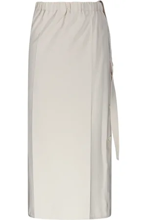 Sandbeige Nederdel, Dame, , M, Polyester, Ivory Jennie Nederdel