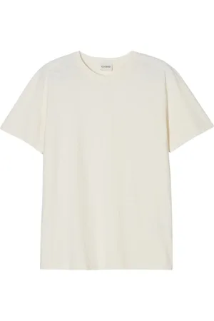 Closed Top, Herre, Hvid, M, Bomuld, bomuld rund hals T-shirt
