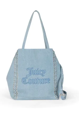Juicy Couture Taske, Dame, Blå, ONE SIZE, Bomuld, Scarlette Medium Shopping Bomuld Denim