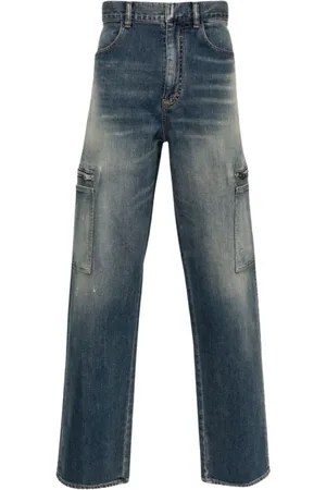 Givenchy Jeans, Herre, Blå, W31, Bomuld, Cargo Jeans med Lommer