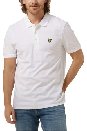 Lyle & Scott Top, Herre, Hvid, XL, Bomuld, Plain Polo Shirt