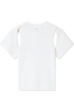 Axel Arigato Top, Dame, Hvid, L, Bomuld, Sol T-shirt