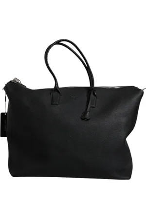 Dolce & Gabbana Taske, Dame, Sort, ONE SIZE, Uld, Sort læder skulder duffle taske