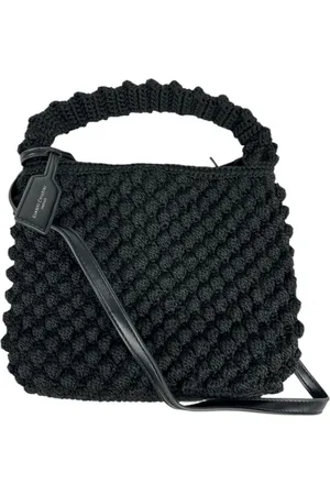 Gianni chiarini Taske, Dame, Sort, ONE SIZE, Sort Pom Pom Spandtaske
