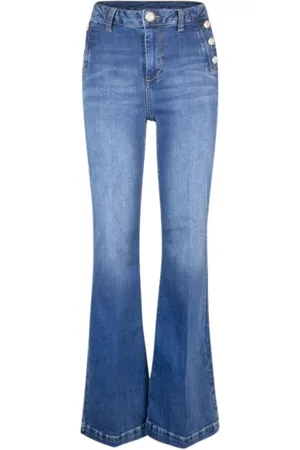 Liu Jo Jeans, Dame, Blå, W31, Denim, Flare Denim Bukser