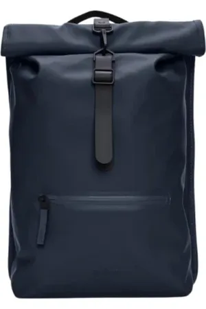 Rains Taske, unisex, Blå, ONE SIZE, Rolltop Rygsæk Vandtæt Bycykel