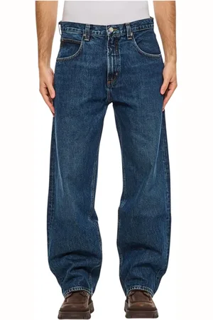 AGOLDE Jeans, Herre, Blå, W33, Bomuld, Vintage Loose Fit Blå Jeans