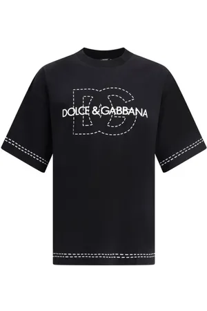 Dolce & Gabbana Top, Herre, Sort, S, Maxi Logo T-shirt
