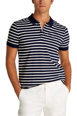 Tommy Hilfiger Top, Herre, Blå, 2XL, Bomuld, Bomuld Polo Skjorte Kollektion