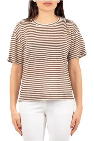 Max Mara Top, Dame, Flerfarvet, XS, Afslappet T-shirt