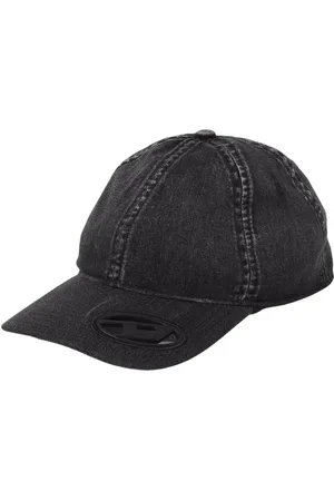 Diesel Tilbehør, Herre, Sort, ONE SIZE, Denim, Sort Denim Baseball Cap Justerbar Lukning