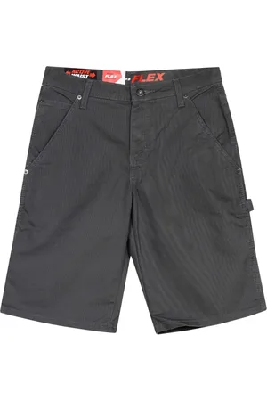 Dickies Shorts, Herre, Grå, W36, Bomuld, Grå Tømrer Shorts med Hammer Loop