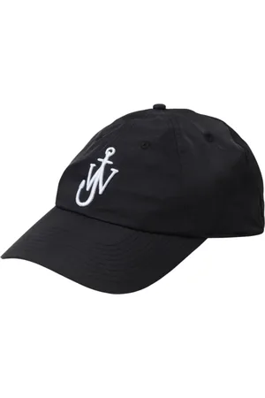J.W.Anderson Tilbehør, Herre, Sort, ONE SIZE, Uld, Ankerdetalje Cap til Mænd