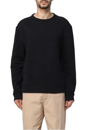 Lanvin Sweathshirts & Hoodies, Herre, Sort, S, Bomuld, Sort langærmet sweater