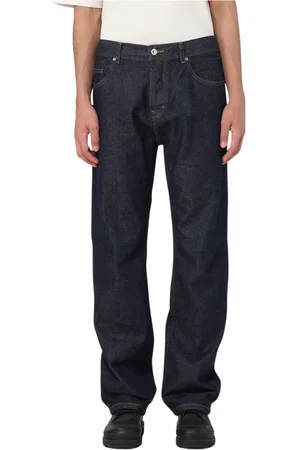 Karl Lagerfeld Jeans, Herre, Blå, W32, Denim, Afslappet pasform lige ben jeans