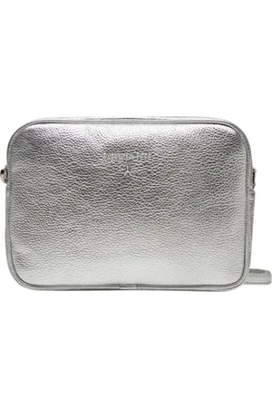 Patrizia Pepe Taske, Dame, Grå, ONE SIZE, Sølv Crossbody Taske til Elegance