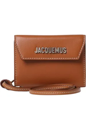 Jacquemus Tilbehør, Herre, Brun, ONE SIZE, Læder, Brun Mini Pung Strop