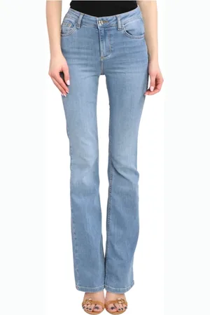 Liu Jo Jeans, Dame, Blå, W24, Denim, Flare Fit Denim Jeans