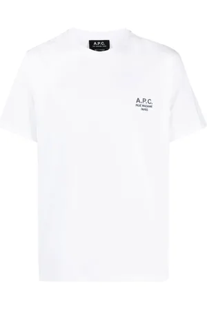 A.P.C. Top, Herre, Hvid, M, Bomuld, Raymond T-Shirt
