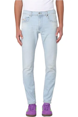 Diesel Jeans, Herre, Blå, W29, Denim, Vintage Distressed Skinny Jeans