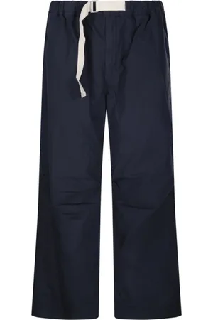 Emporio Armani Bukser, Herre, Blå, S, Bomuld, Mørkeblå Bukser