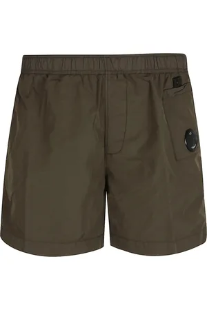 C.P. Company Badetøj, Herre, Grøn, M, Nylon, Grønne Svømmeshorts Med Mesh-Inderside