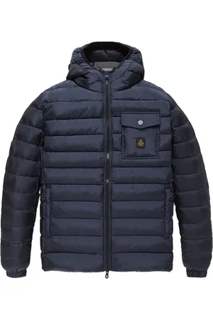 RefrigiWear Jakke, Herre, Blå, XL, Nylon, Blå Nylon Herrejakke