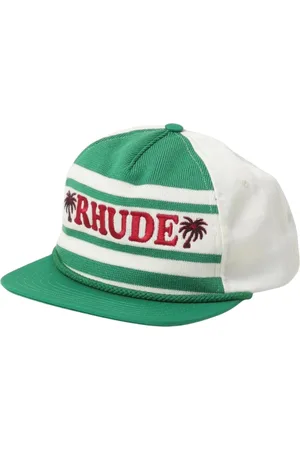 Rhude Tilbehør, Herre, Grøn, ONE SIZE, Bomuld, Grøn Strikket Baseballkasket