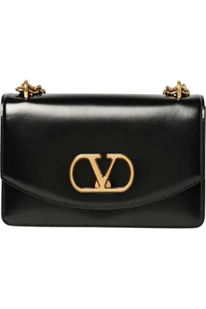 VALENTINO GARAVANI Taske, Herre, Sort, ONE SIZE, Uld, Sort Romersk Stud Skuldertaske
